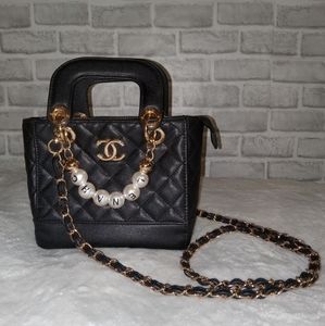 Chanel Bag Black and Gold